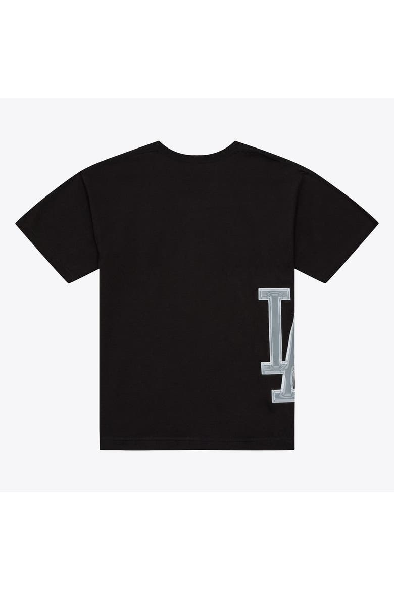 Men's Mitchell & Ness  Black Los Angeles Dodgers Chrome Heritage T-Shirt, Alternate, color, Black