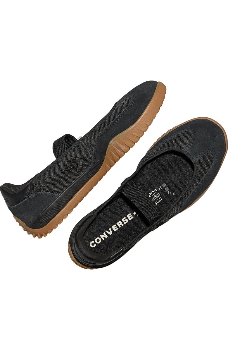 Converse Gender Inclusive Run Star Trainer Ballet Flat, Alternate, color, Black/ Black/ Gum