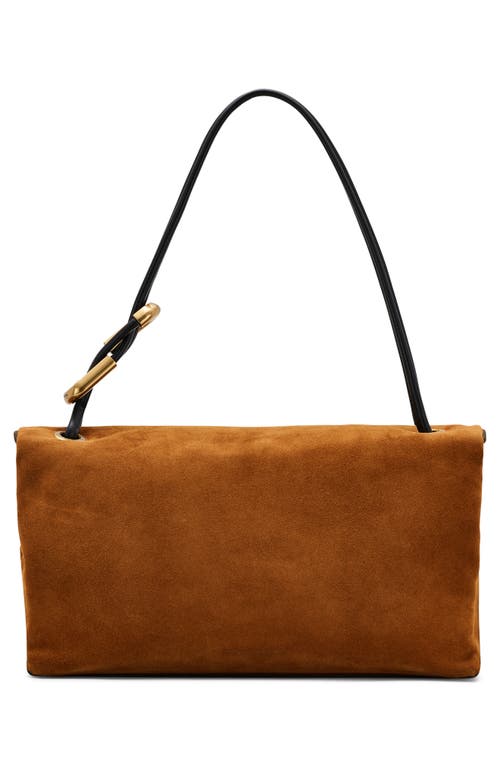Marc Jacobs The Large Dual Suede Shoulder Bag In Brown
