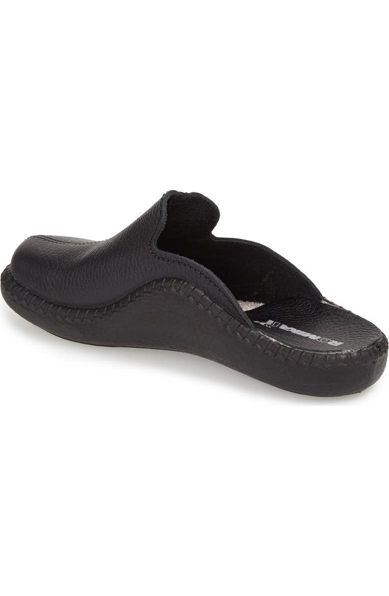 Romika<sup>®</sup> 'Mokasso 102G' Mule, Alternate, color, Black Grain Leather
