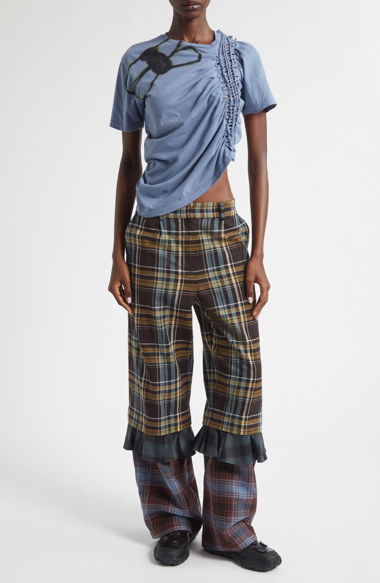 Collina Strada Clover Organic Cotton T-Shirt, Alternate, color, Navy Bug