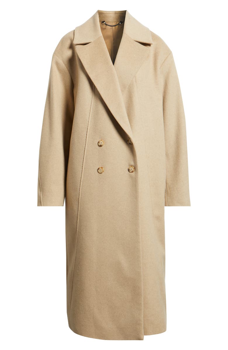 BOSS Calacas Wool & Cashmere Long Coat, Alternate, color, Pumice