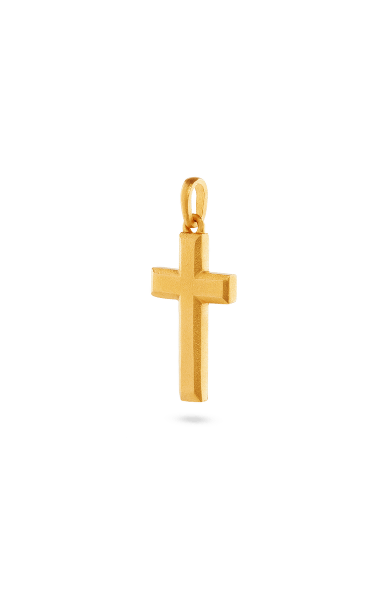 7879 Cross Pendant, Alternate, color, Silver