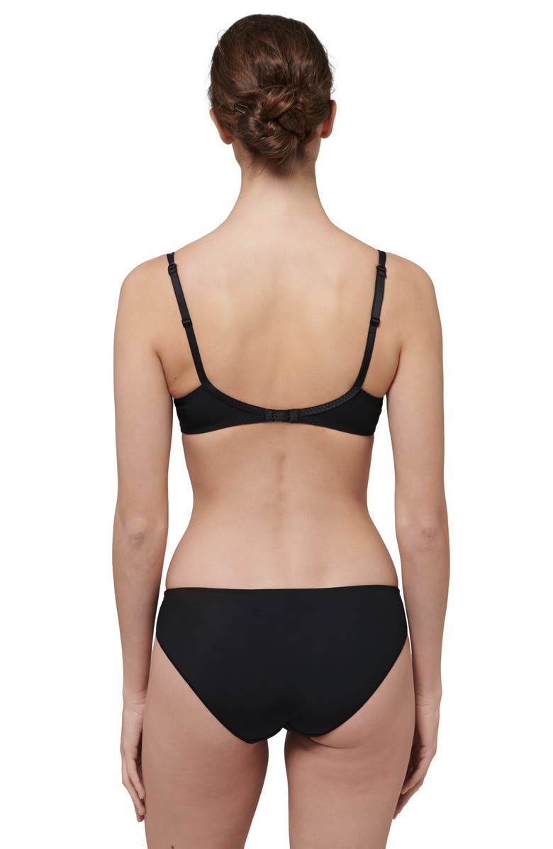 Simone Perele Delice 3D Molded Underwire Demi Bra, Alternate, color, Gem Black