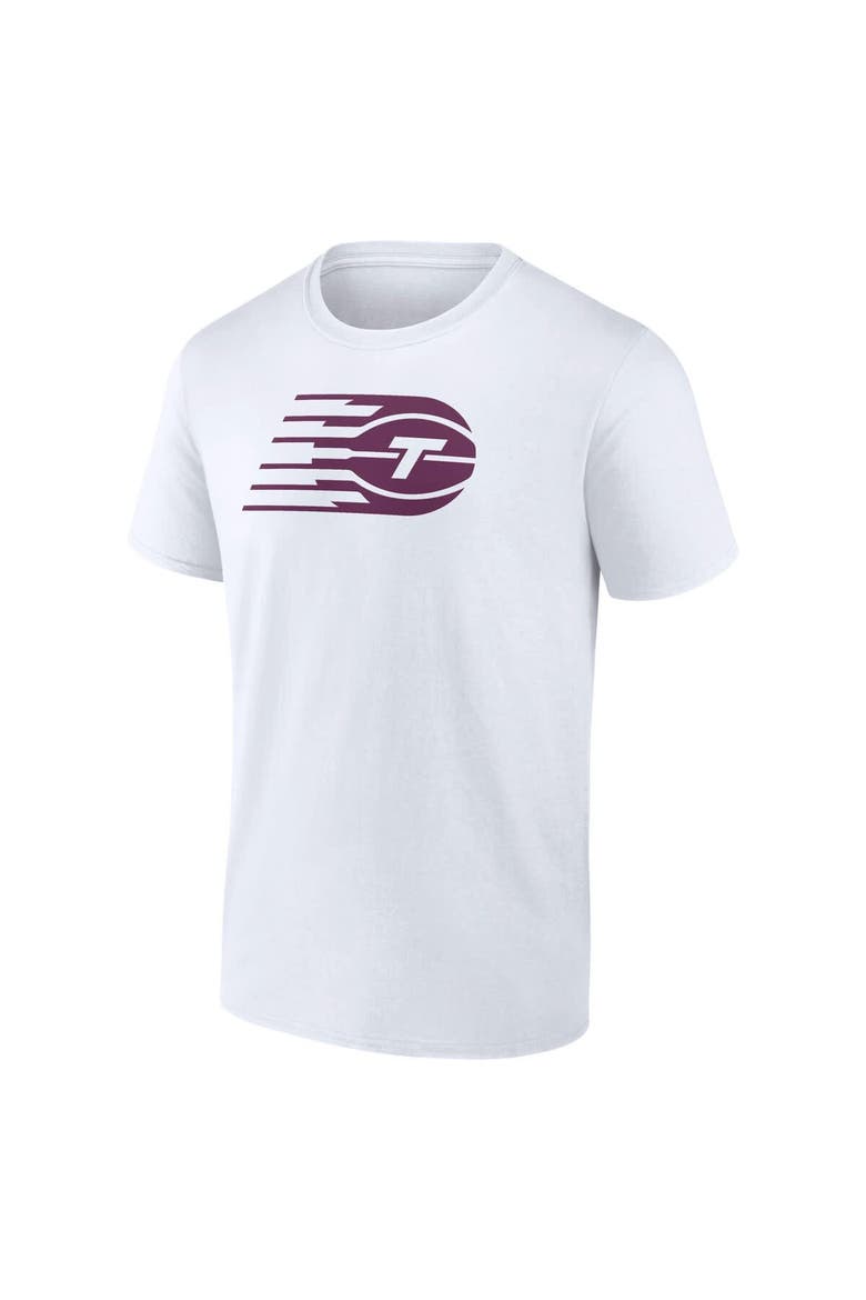 Men's White Toronto Tempo Primary Logo T-Shirt, Alternate, color, White
