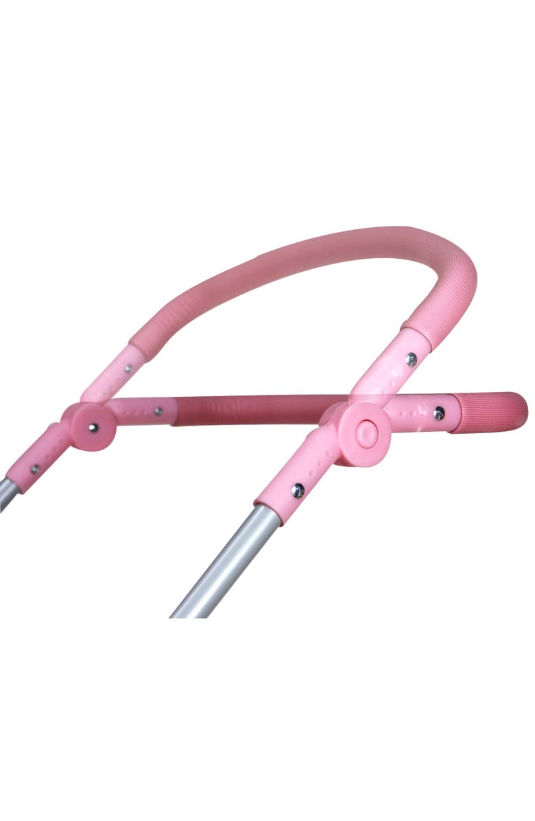 Lissi Baby Doll Pram, Pink & Grey Polka Dots, Push Stroller, Fits Up To 18 Inches, Alternate, color, Pink