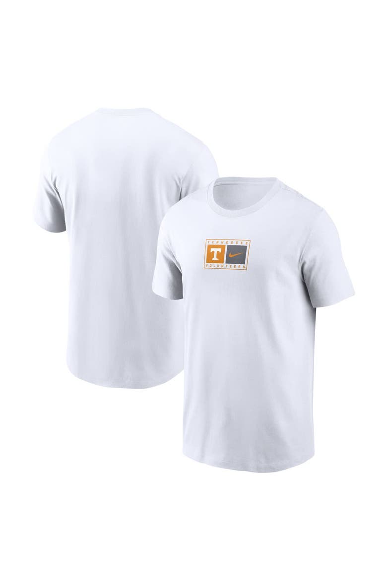 Men's Nike White Tennessee Volunteers Campus Logo Swoosh T-Shirt, Alternate, color, White