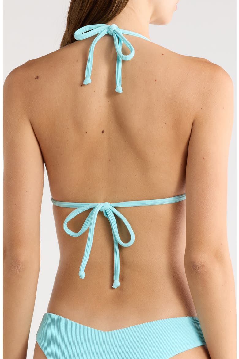 Slider Triangle Bikini Top, Alternate, color, CALYPSO BLUE