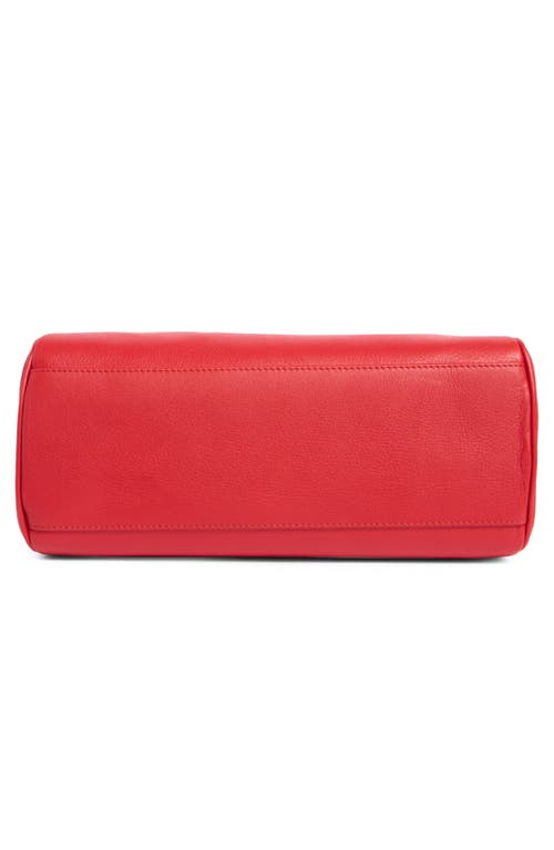 Valentino By Mario Valentino Angelina Signature Leather Shoulder Bag In Red