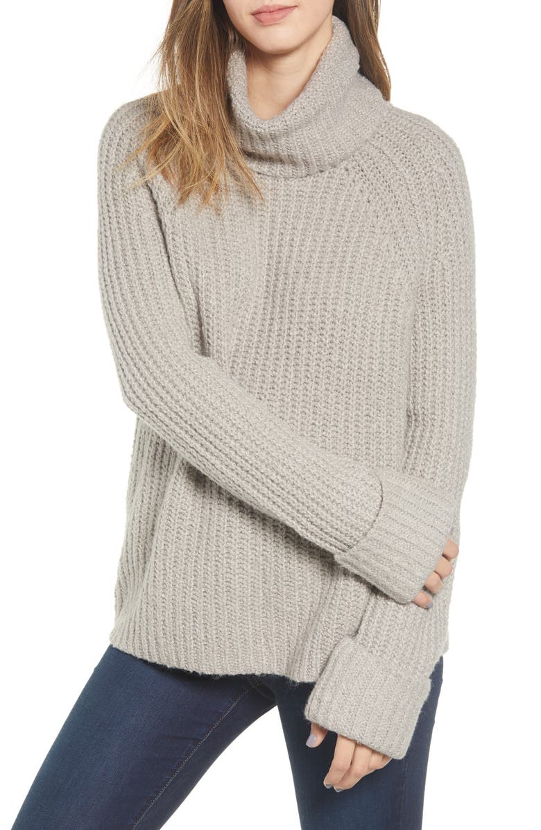BP. Cozy Turtleneck Sweater, Main, color, 