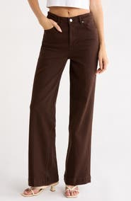 Reformation Bex Super Stretch High Waist Wide Leg Jeans