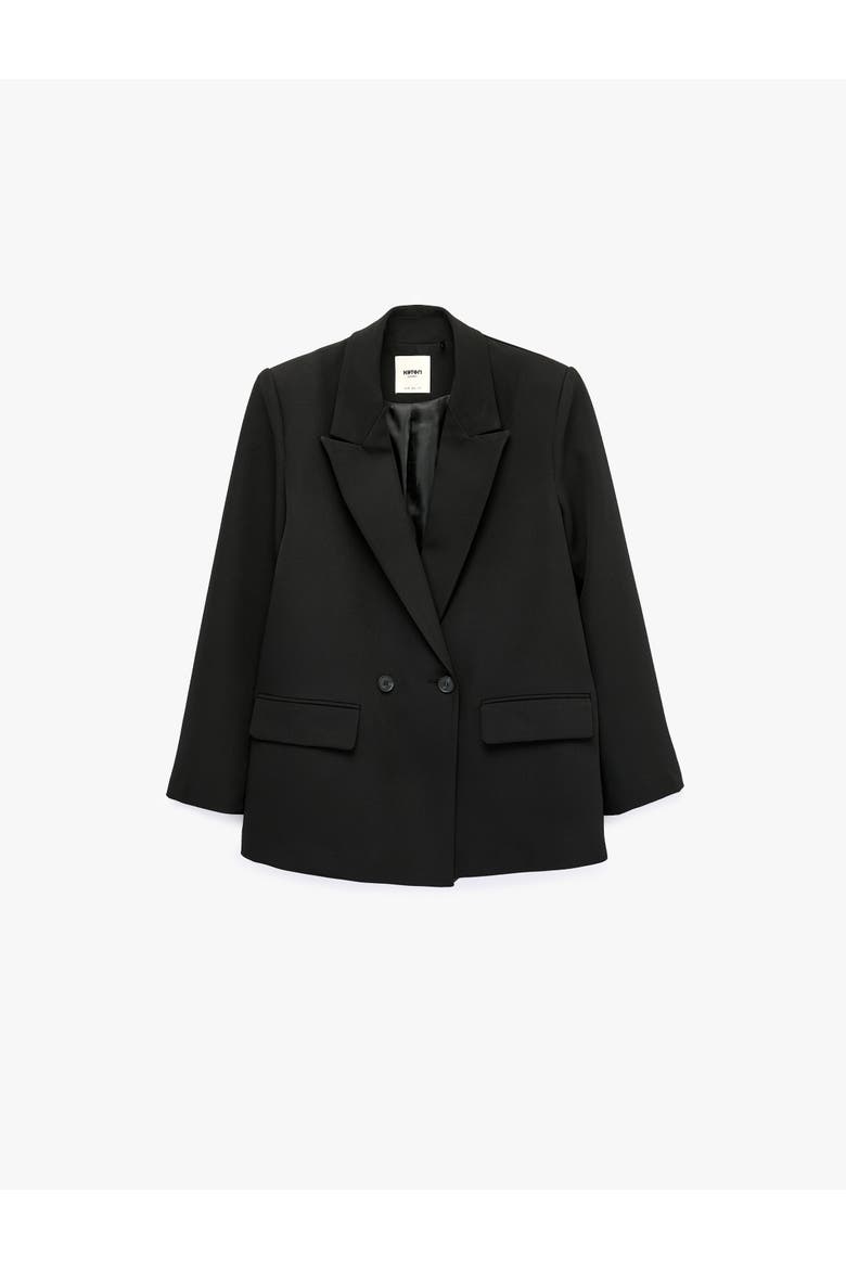 Wrap Blazer Jacket, Alternate, color, BLACK