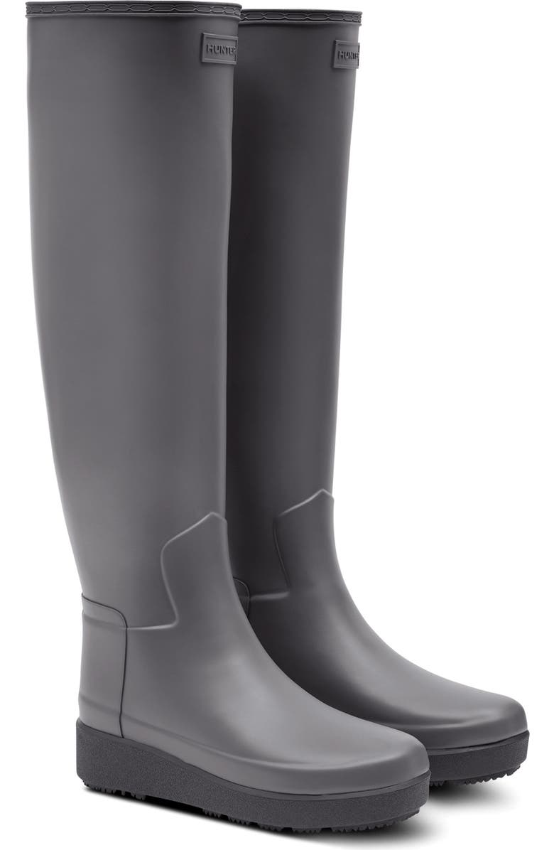 Hunter Refined Creeper Over the Knee Rain Boot, Main, color,