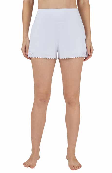 YOGALICIOUS Lightstreme All for Sun Laser-Cut Layered Shorts