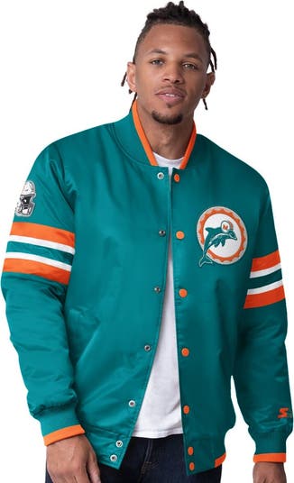 Miami Dolphins Starter ウォームアップウェア Men's Starter Gray Miami Dolphins Thursday Night Gridiron