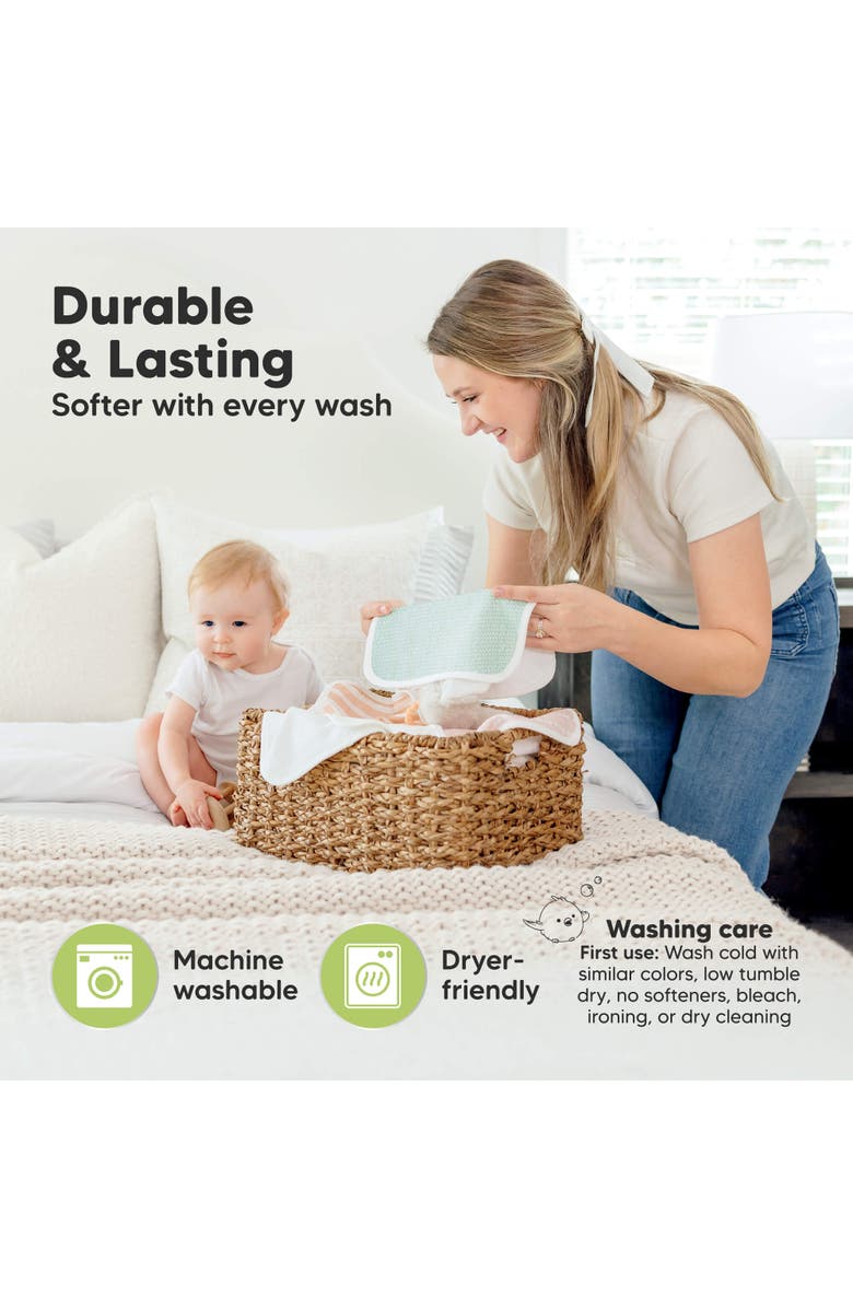 KeaBabies 6-Pack Cami Baby Washcloths, Alternate, color, Nordic