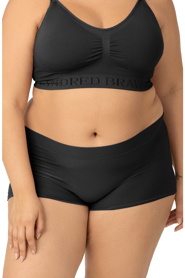 Grow With Me Maternity Boyshort, Main, color, BLACK