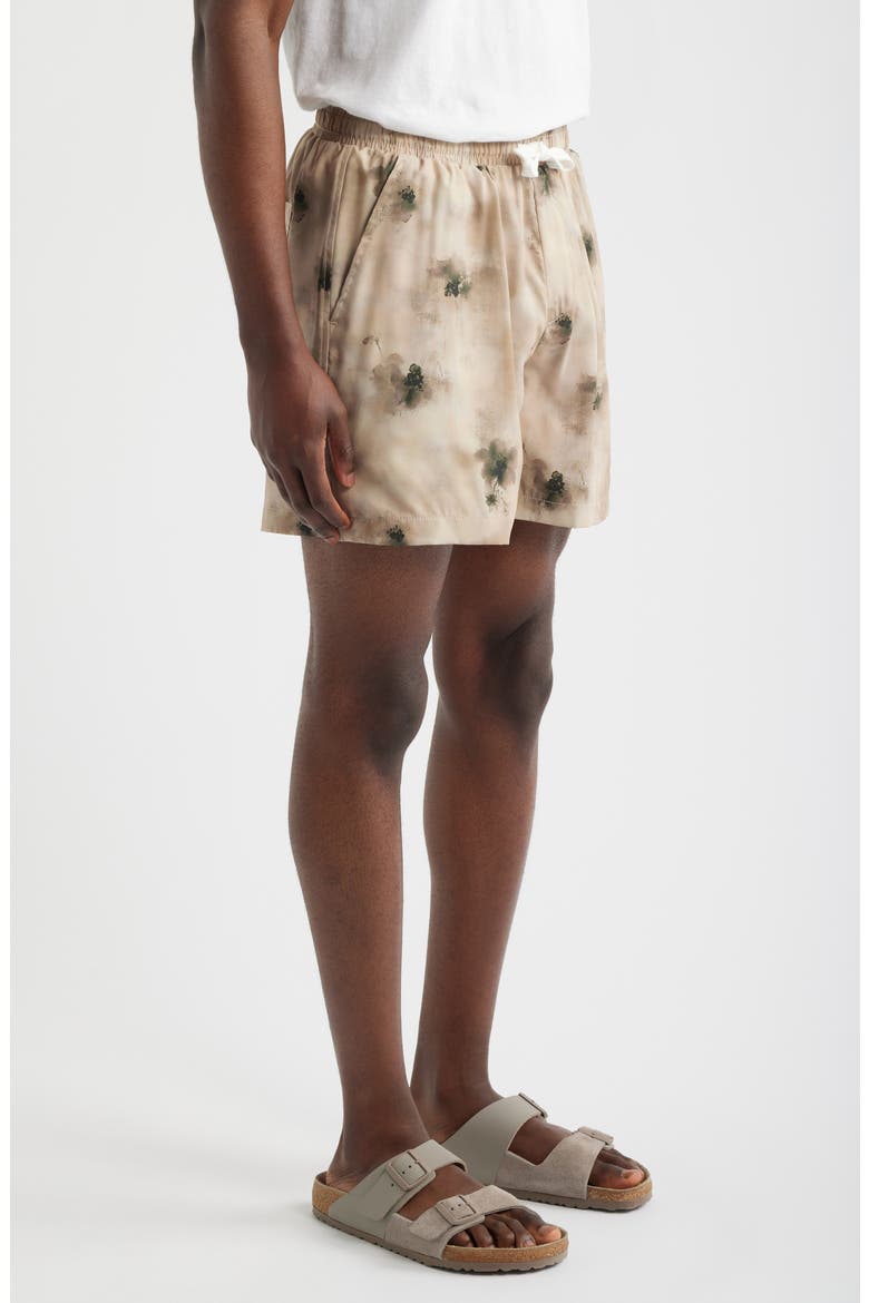 Shadow Drawstring Shorts, Alternate, color, TAN