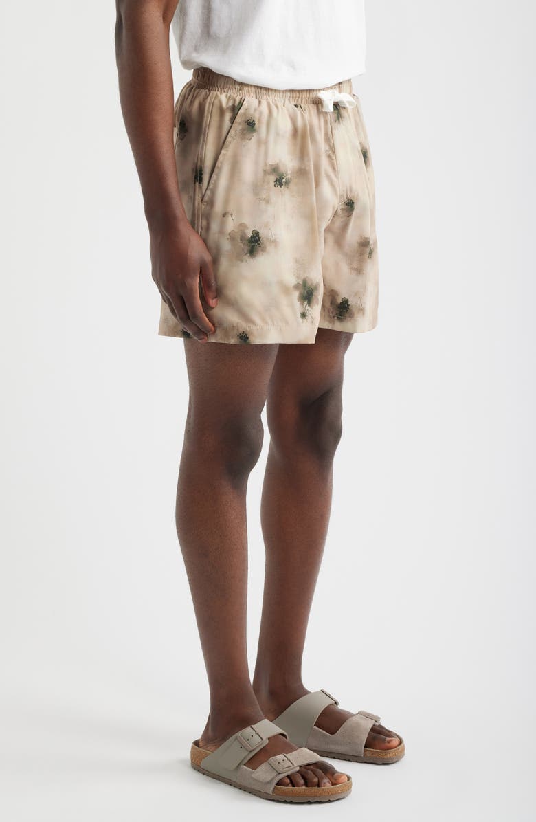 RIZORT Shadow Drawstring Shorts, Alternate, color, Tan