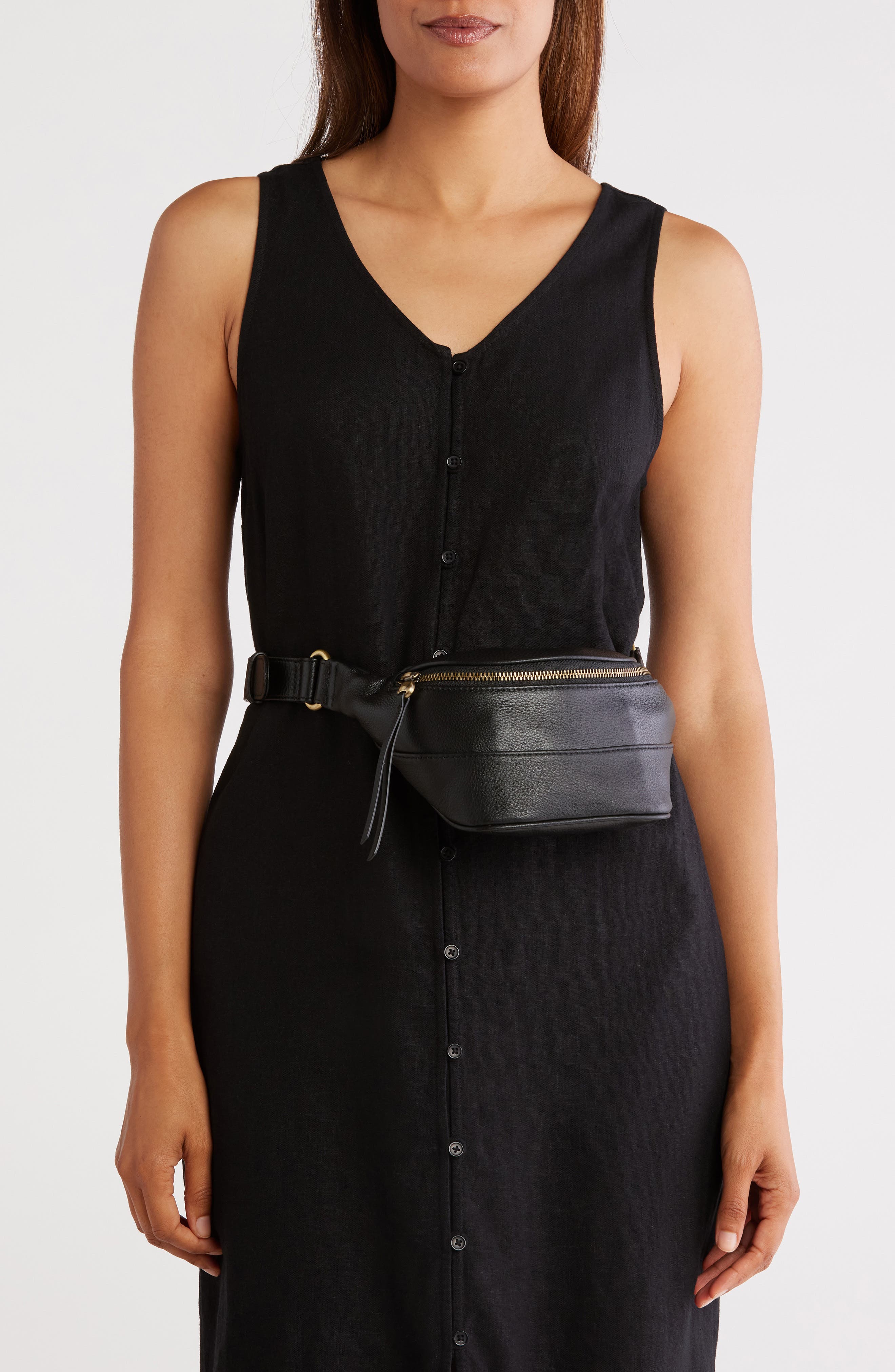 HOBO Jett Belt Bag, Alternate, color, Black