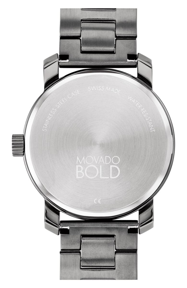 Movado Bold Access Bracelet Watch, 41mm, Alternate, color, Grey
