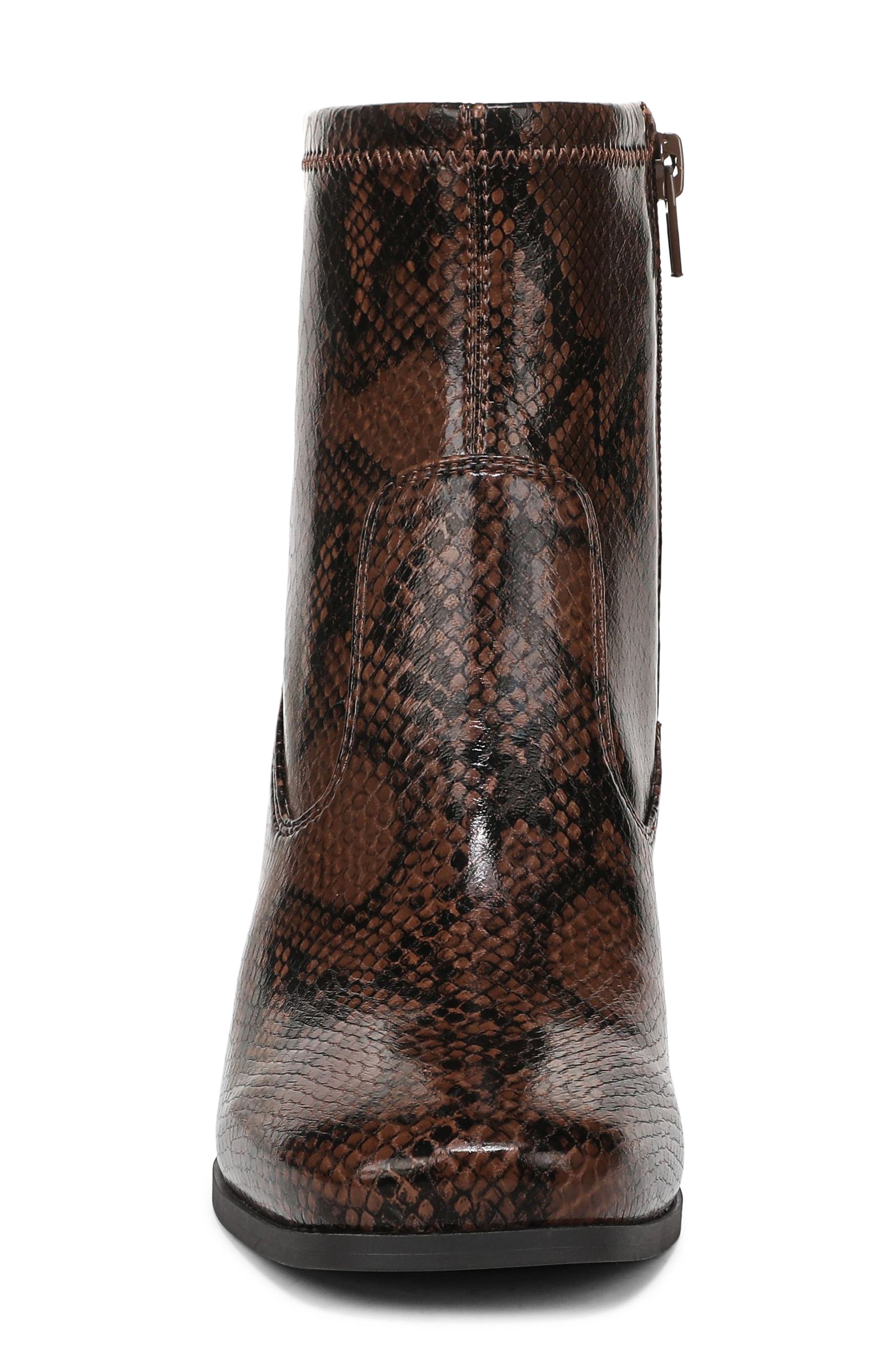 Henny Bootie, Alternate, color, DARK BROWN MULTI