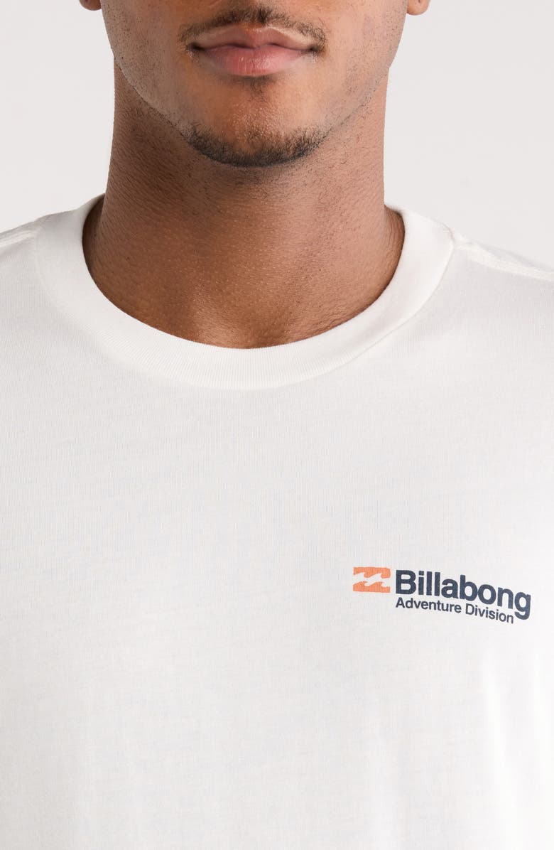 Billabong Abandon Adventure Division Graphic T-Shirt, Alternate, color, Off White