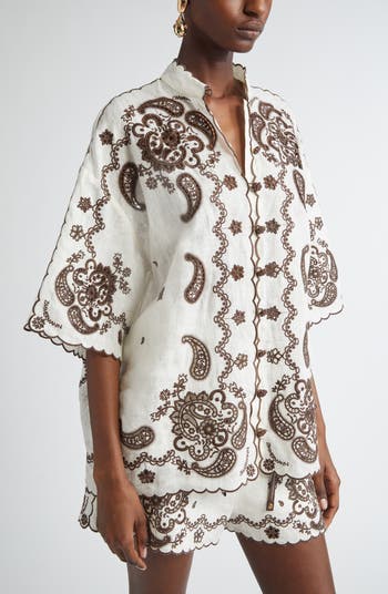 Ascension Embroidered Linen Shirt