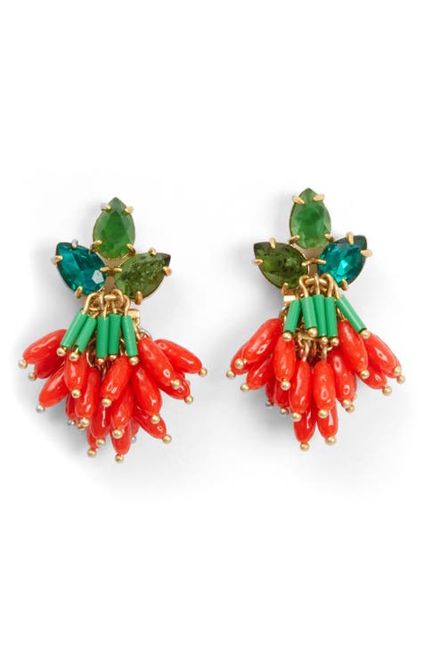 Strawberry Drop Earrings