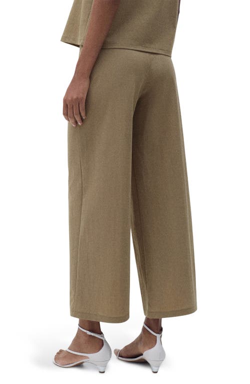 Mango Wide Leg Crop Pants