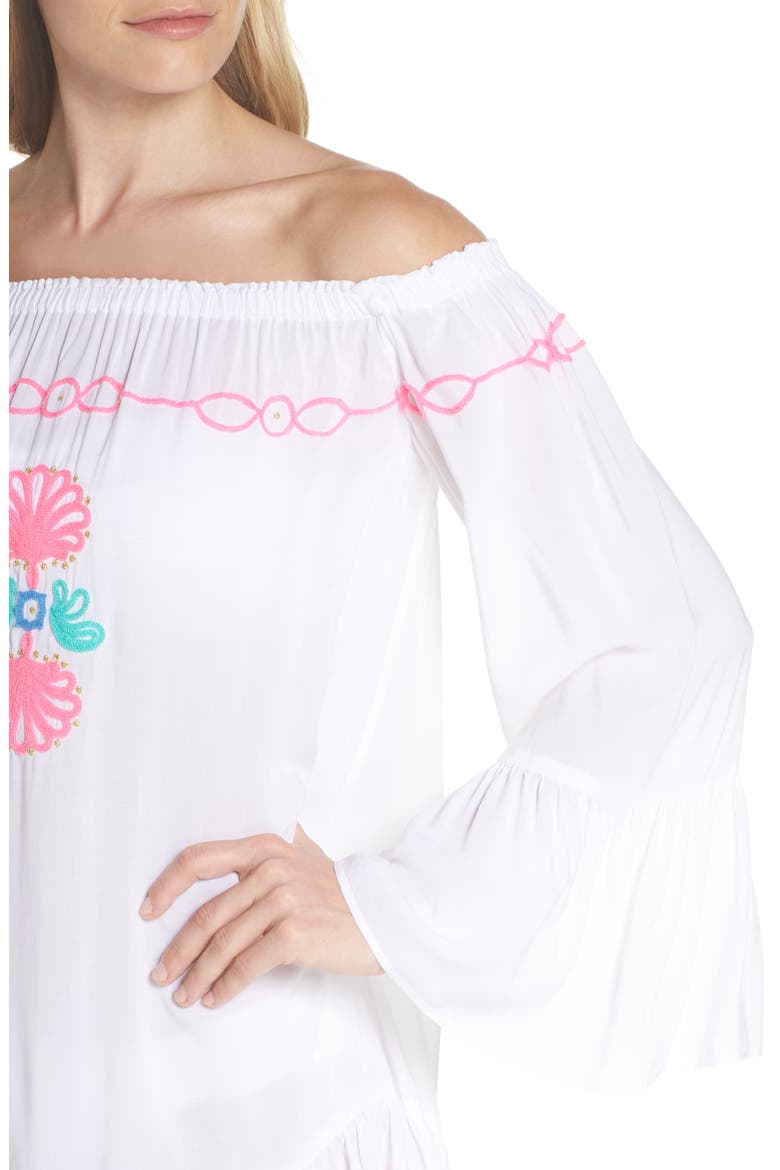Nemi Cover-Up, Alternate, color, RESORT WHITE