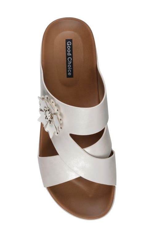 Gc Shoes Nessie Comfort Slide Sandal In White