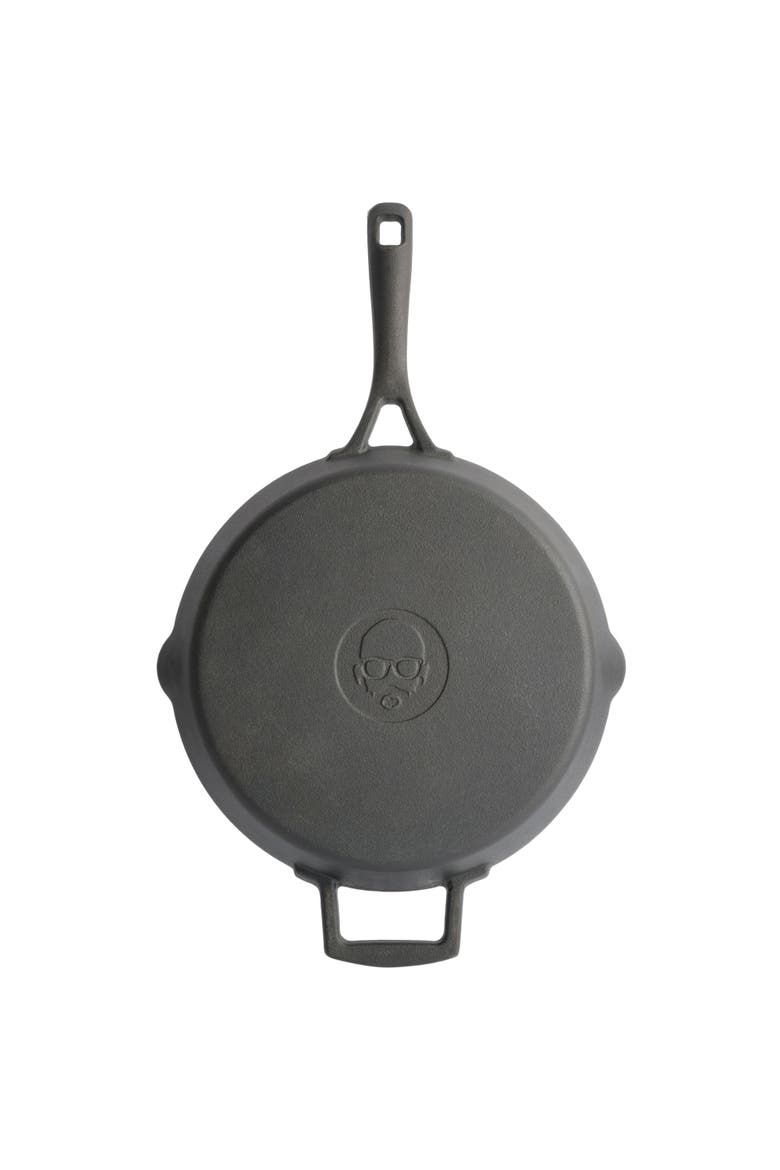 Cast Iron Preseasoned Skillet, 10 Inch, Alternate, color, Black