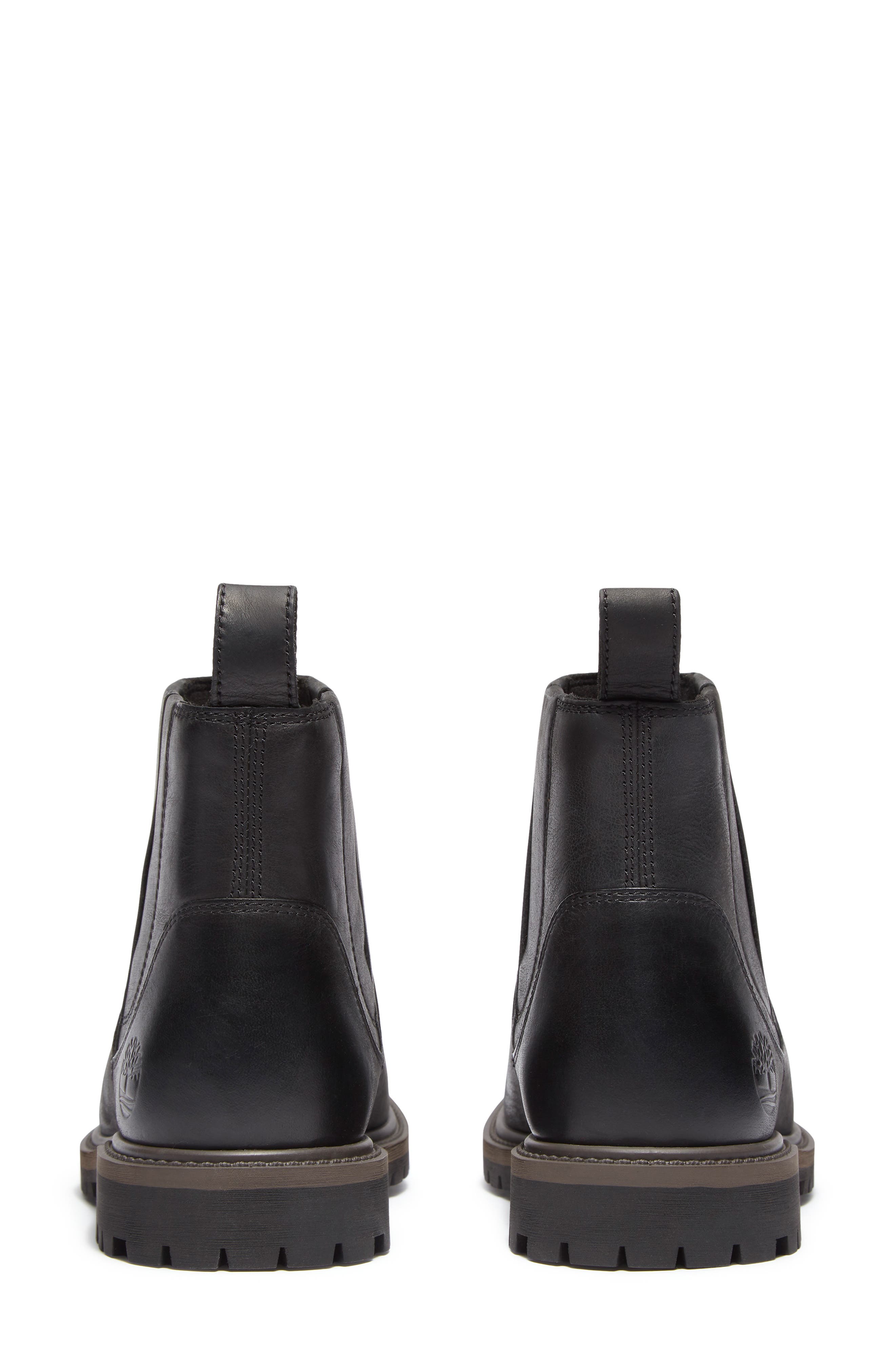 Timberland Premium Mid Chelsea Boot, Alternate, color, Black Full Grain