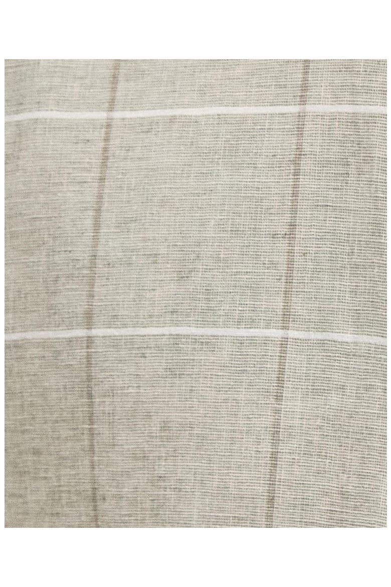 Swaledale Check Short Sleeve Linen & Cotton Button-Up Shirt, Alternate, color, OLIVE