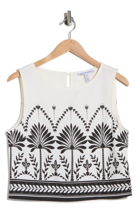 Border Print Tank