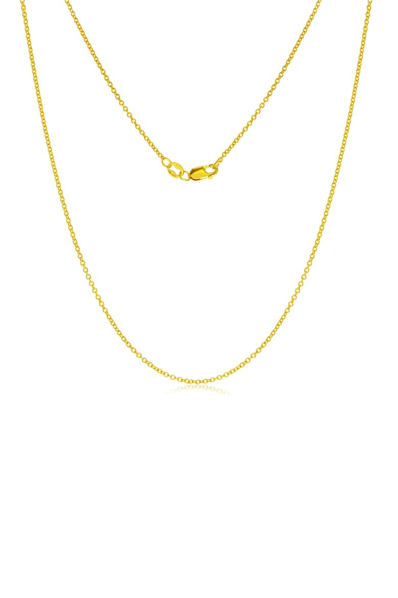 14k Gold Fill Rolo Chain Necklace, Main, color, GOLD