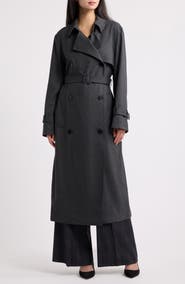 Theory Double Breasted Trench Coat