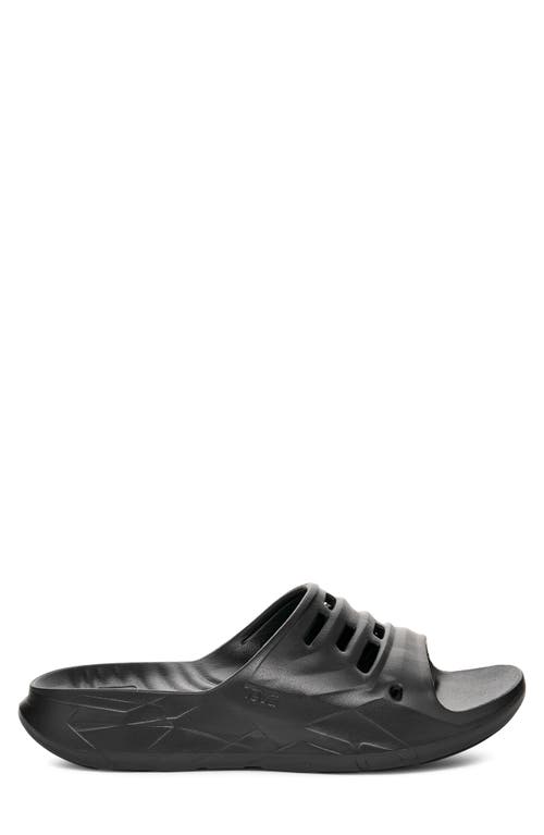 Teva Apretrail Slide Sandal In Black