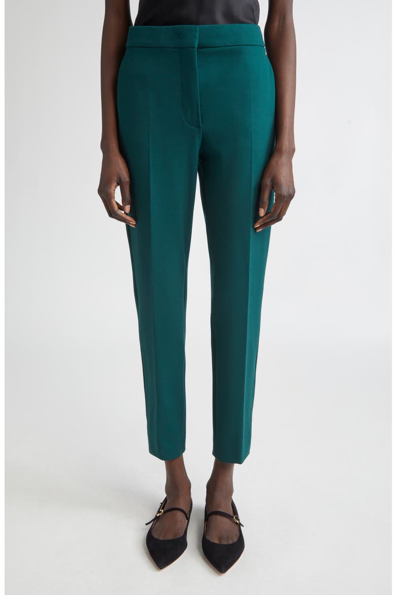 Pegno Slim Fit Jersey Ankle Pants, Main, color, DARK GREEN