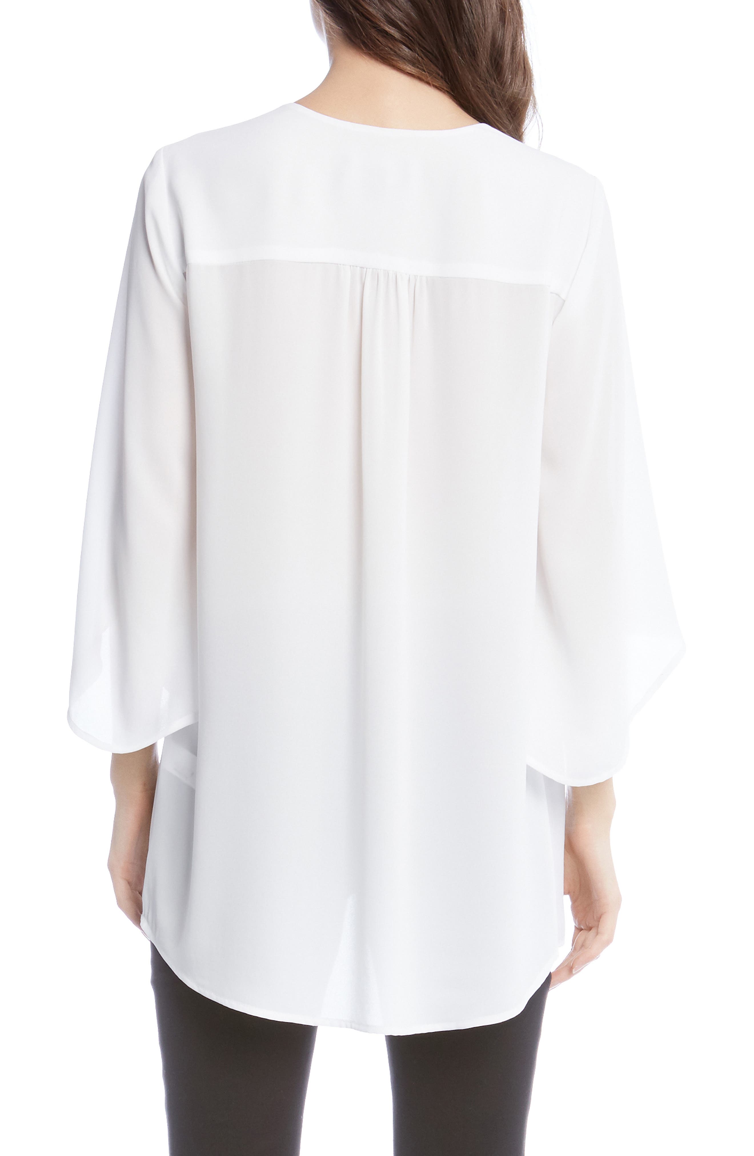 Asymmetrical Crepe Top - image 4