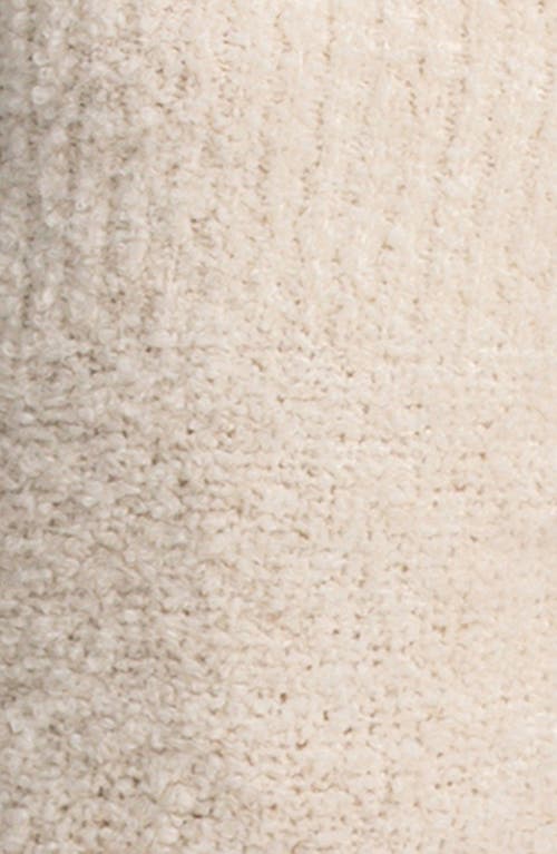 Pietro Brunelli Maternity Verbier Strapless Bouclé Maternity Minidress In White