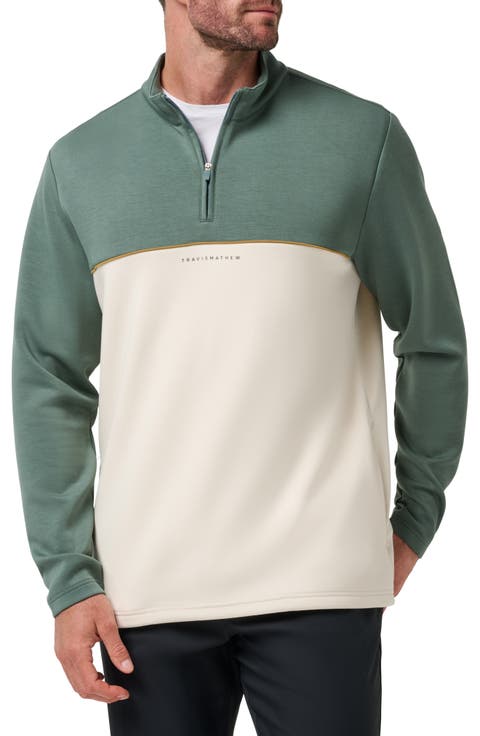 Fibercloud Colorblocked Quarter Zip Pullover