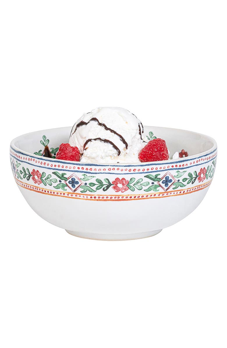 Juliska Heidi Cereal/Ice Cream Bowl, Alternate, color, White Multi