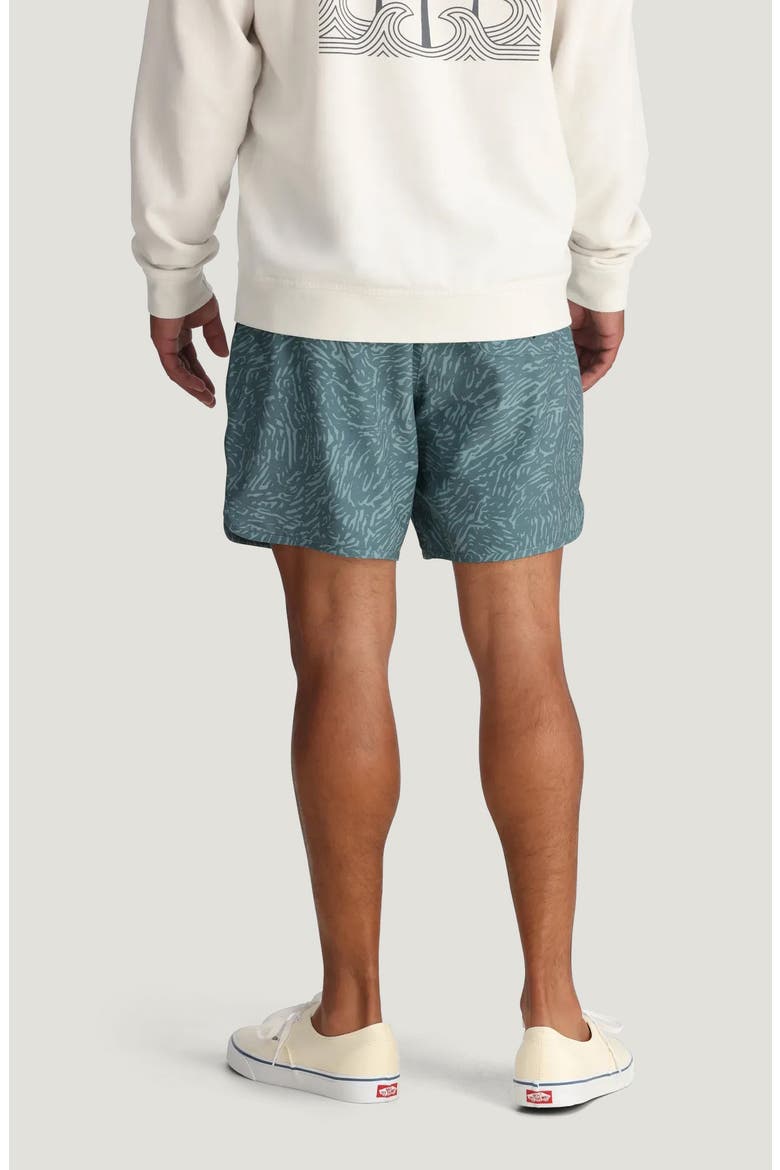 Reverb Water Resistant Hybrid Performance Shorts, Alternate, color, TIDAL FLOW PRINT STORMY SEA