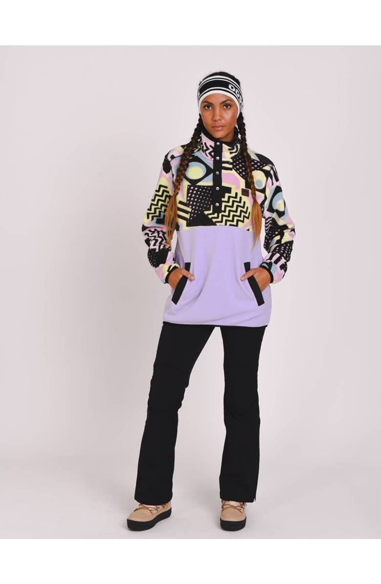 OOSC Saved By The Bell Fleece Purple - Women's, Alternate, color, Purple