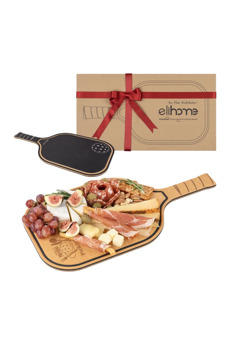 Pickleball Charcuterie Cutting Board -"Today's Menu Pickleball", Alternate, color, No Color