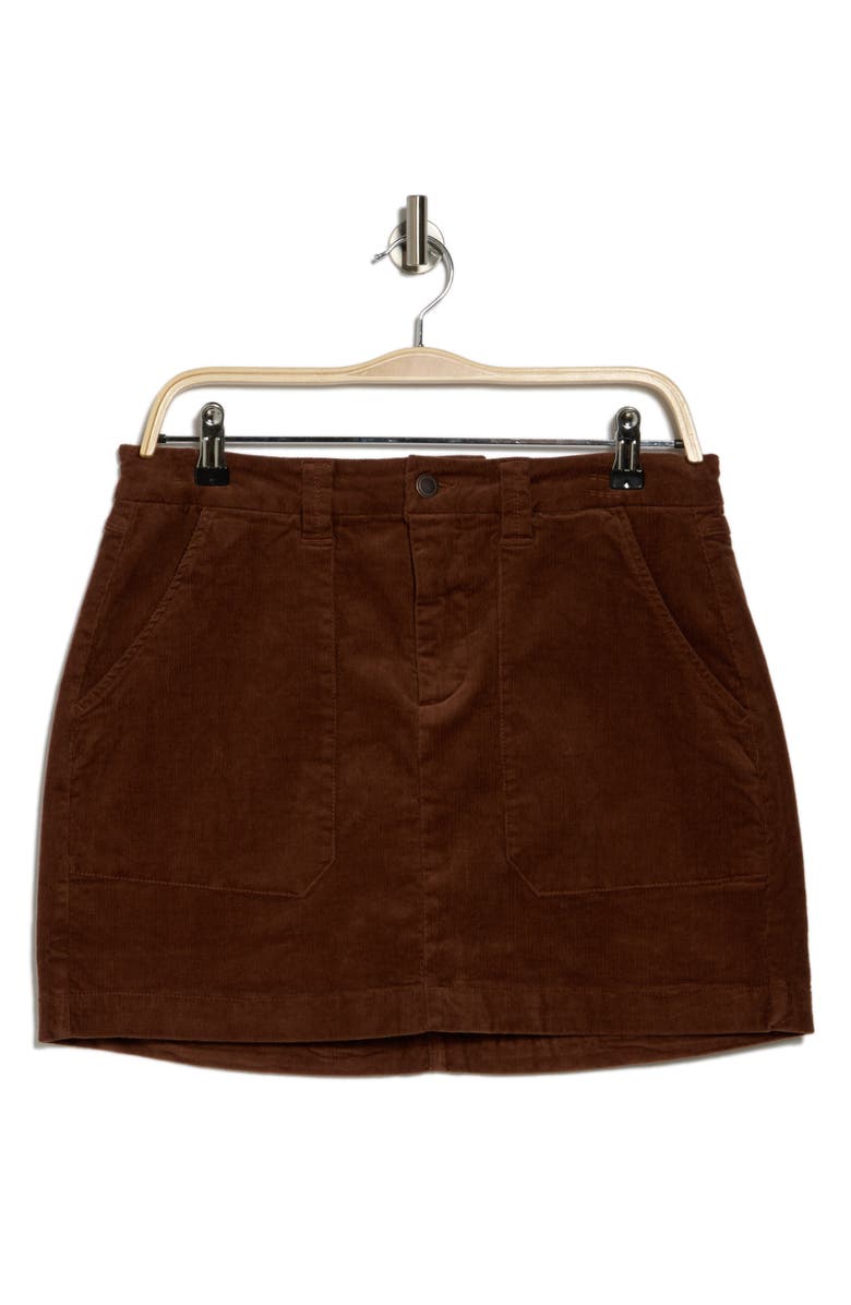 Sanctuary Corduroy Gold Coast Miniskirt, Alternate, color, Clove