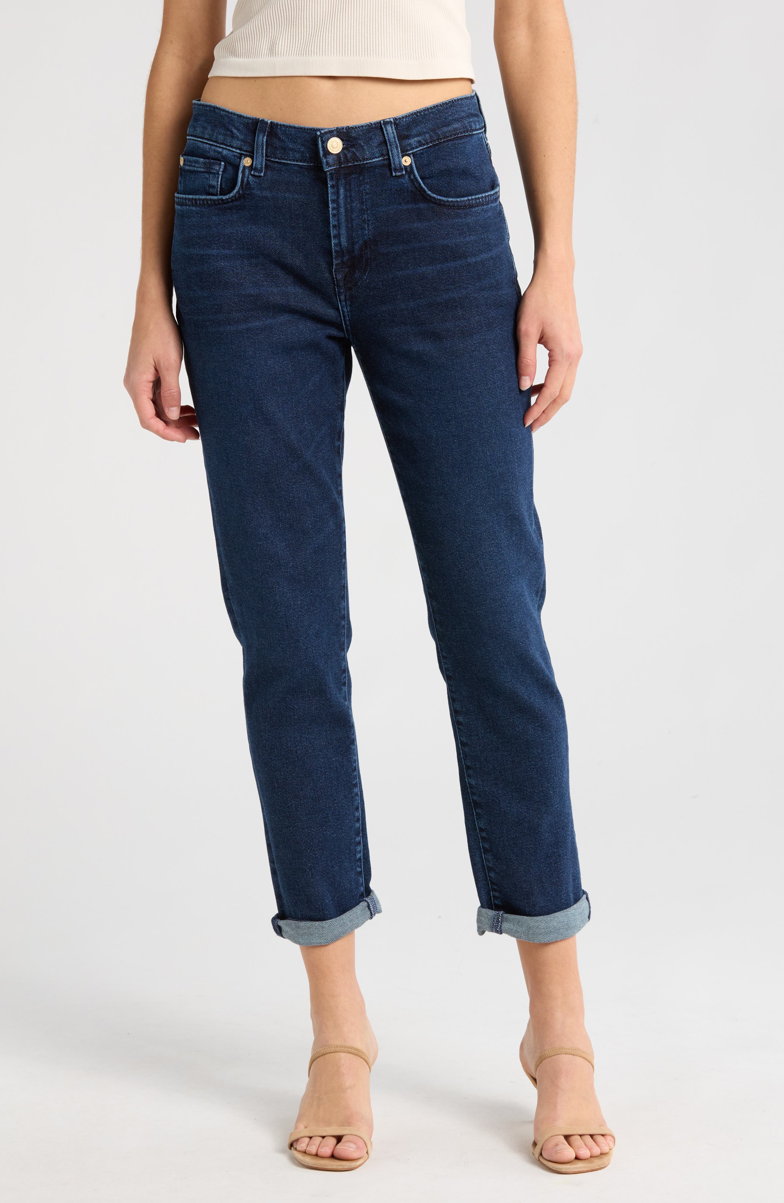 7 For All Mankind Josefina High Waist Skinny Jeans