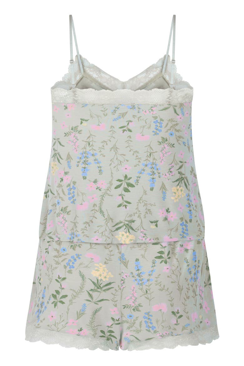 Cami Short Pyjama Set, Alternate, color, Green